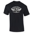 Perran Pistons Cornwall T-Shirt Winged Piston Automotive Modified Vintage Retro Car Clothing